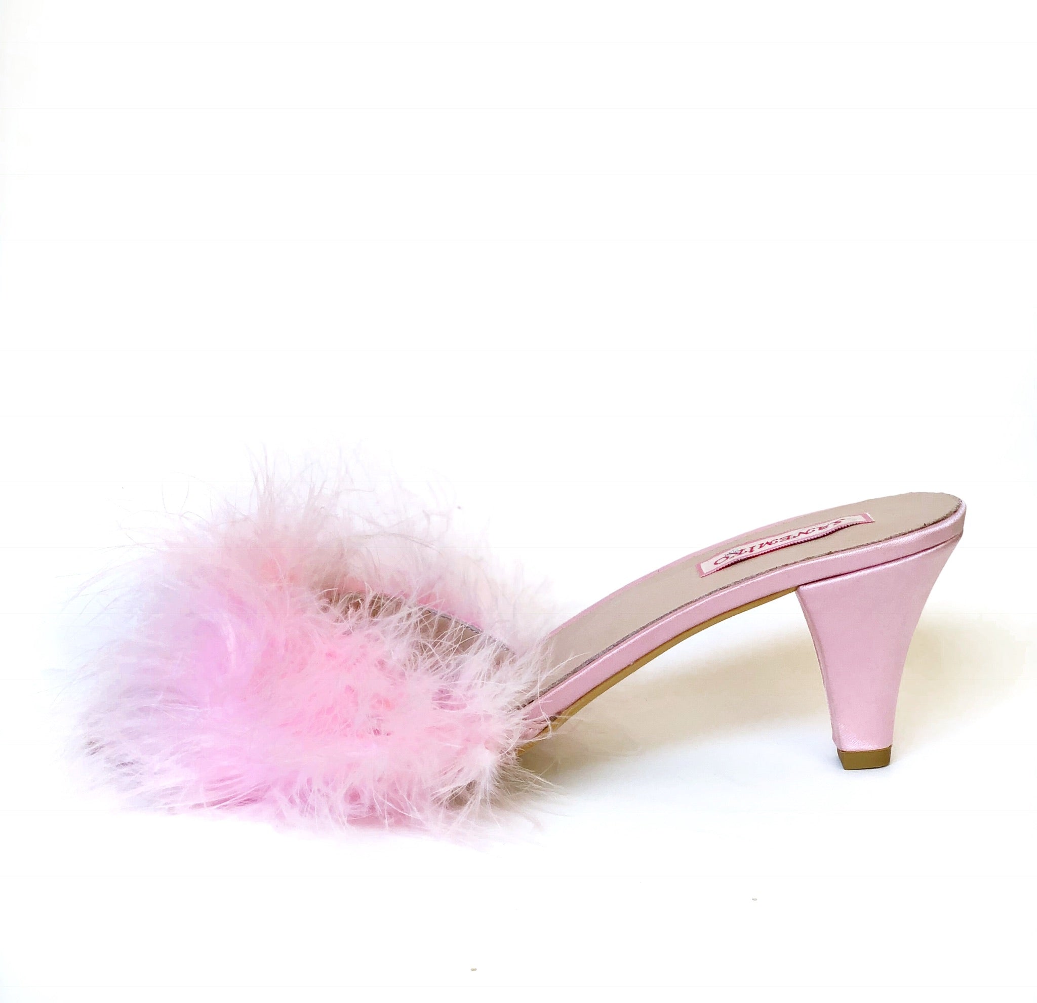 Klasik Heeled Feathered Sandals
