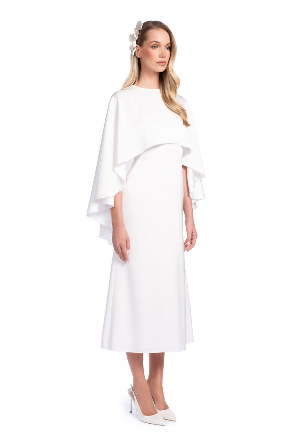 Lilyum White Dress Evening Dress - Image 3